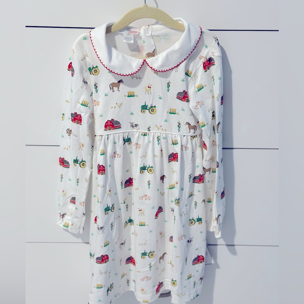 NWT Girls Size 6 Farm Barn Dress